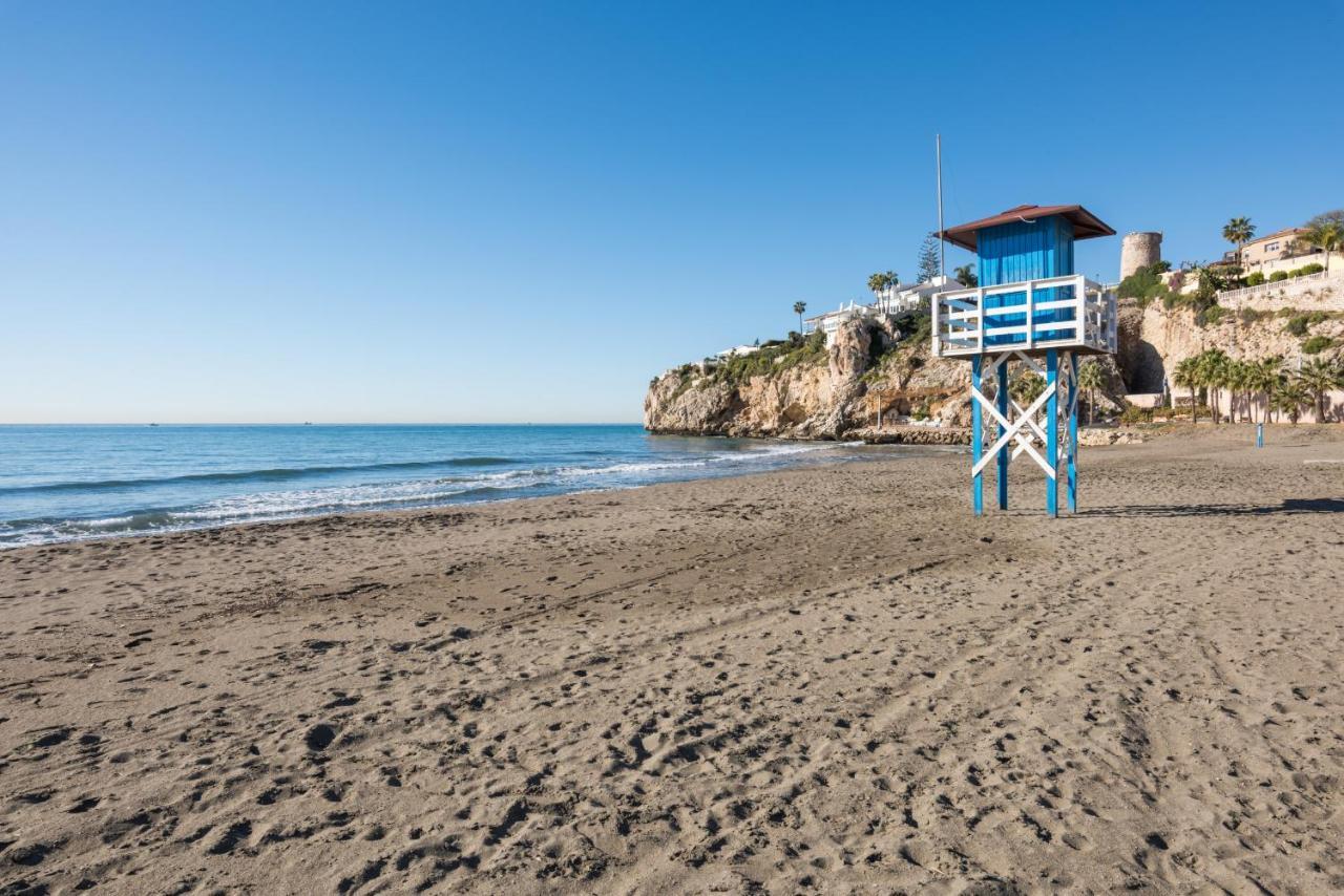 Wintowinrentals 1St Linea De Playa Vista Al Mar Y Piscina La Cala Del Moral Exterior foto